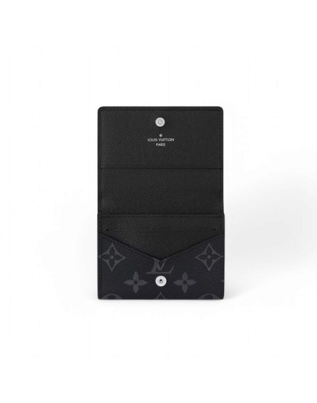 루이비통 [명품] 루이비통 남자지갑 엔벨로프 비즈니스 카드홀더 모노그램 이클립스 BLACK 착용컷