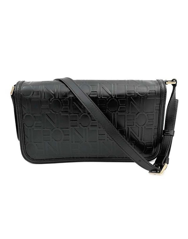 셀린느 [중고명품] [중고명품] 셀린 블랙 가죽 숄더백 728240190 BLACK 착용컷
