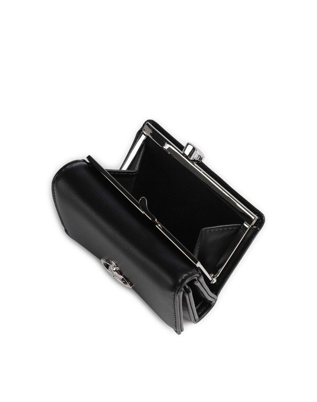 비비안 웨스트우드 [명품] 26FW 비비안웨스트우드 프레임 스몰 반지갑 5115002MW S0026 N401 네이비 착용컷
