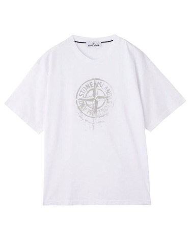 [명품] Stone Island 스톤 아일랜드 티셔츠 80152RC87 V0001 남성 라운드넥 반팔티셔츠