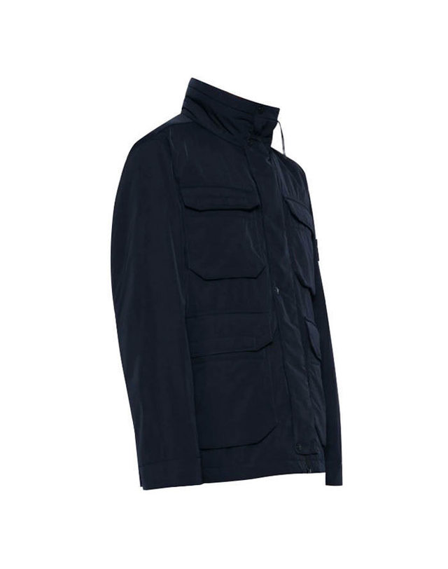 스톤아일랜드 키즈 스톤아일랜드 [명품] Stone Island 스톤 아일랜드 자켓 811543626 V0020 남성 면 자켓 네이비 착용컷