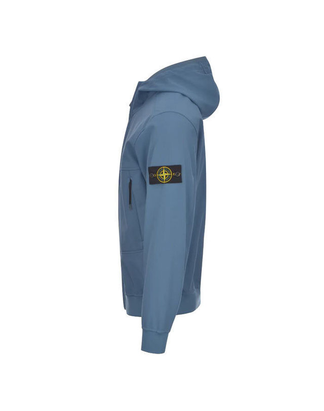 스톤아일랜드 키즈 스톤아일랜드 [명품] Stone Island 스톤 아일랜드 자켓 8115Q0322 V0024 남성 면 자켓 밝은 블루 착용컷