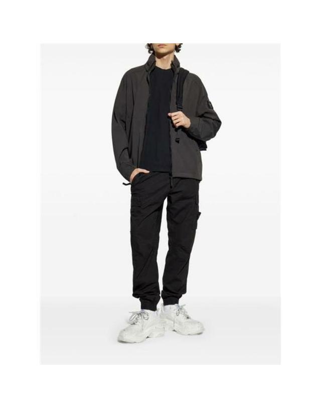 스톤아일랜드 키즈 스톤아일랜드 [명품] 스톤아일랜드 라이트 소프트 쉘 다이 자켓 K1S15 4100010 S0A22 V0065 진한 그레이 착용컷
