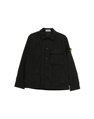 [명품] 스톤아일랜드 크링클랩스 패딩 오버셔츠 밀리터리 블랙 26SS L1S151200002S0A23V0029