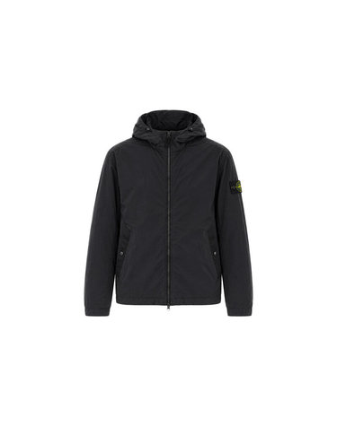 [명품] 스톤아일랜드 26FW 와펜 가먼트다이드 크링클랩스 자켓 블랙 L2S15 4100001 S0A23 V0029