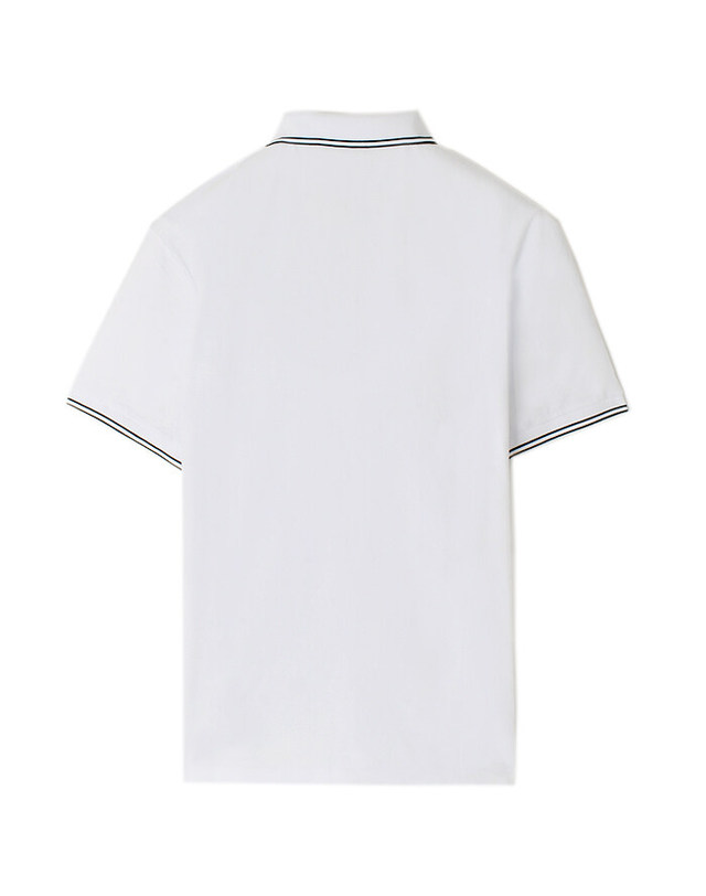 스톤아일랜드 키즈 스톤아일랜드 [명품] 26SS 스톤 PK 반팔 라인 카라티 화이트 L1S152200010 S0018 V1001 밝은 그레이 착용컷