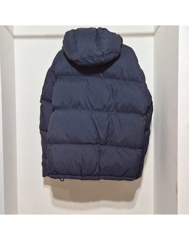 스톤아일랜드 키즈 스톤아일랜드 [중고명품] [중고명품] 스톤아일랜드 매트 립스탑 다운 패딩 점퍼 L213442 네이비 착용컷