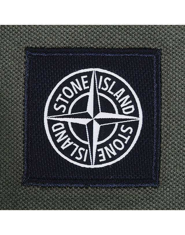스톤아일랜드 키즈 스톤아일랜드 [명품] 25FW 스톤 PK 반팔 라인 카라티 카키 K2S152200007 S0018 V0054 착용컷