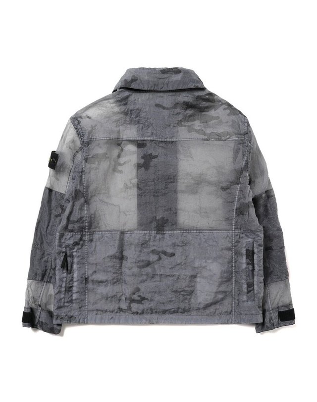 스톤아일랜드 키즈 스톤아일랜드 [명품] 26SS 스톤아일랜드 페이디드 카모 남성 자켓 L1S15 4100115 S00E8 V002D 네이비 착용컷