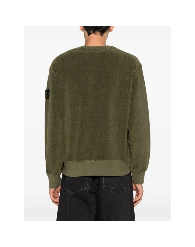 스톤아일랜드 키즈 스톤아일랜드 [명품] 26SS 스톤아일랜드 테리 플리스 남성 가디건 L1S15 6100020 S0293 V005G 카키 착용컷