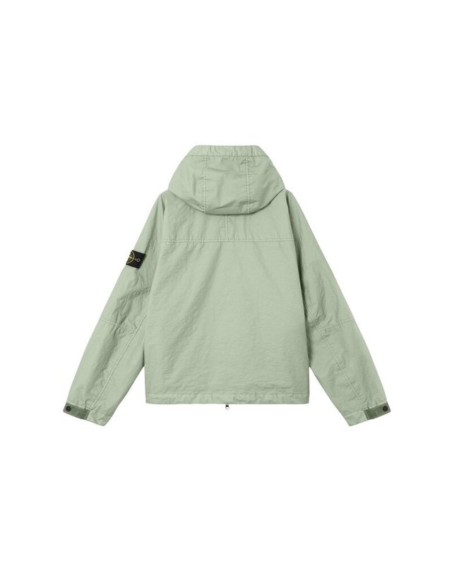스톤아일랜드 키즈 스톤아일랜드 [명품] 26SS 스톤아일랜드 멤브라나 남성 후드 자켓 L1S15 4100004 S0A21 V0055 아이보리 착용컷