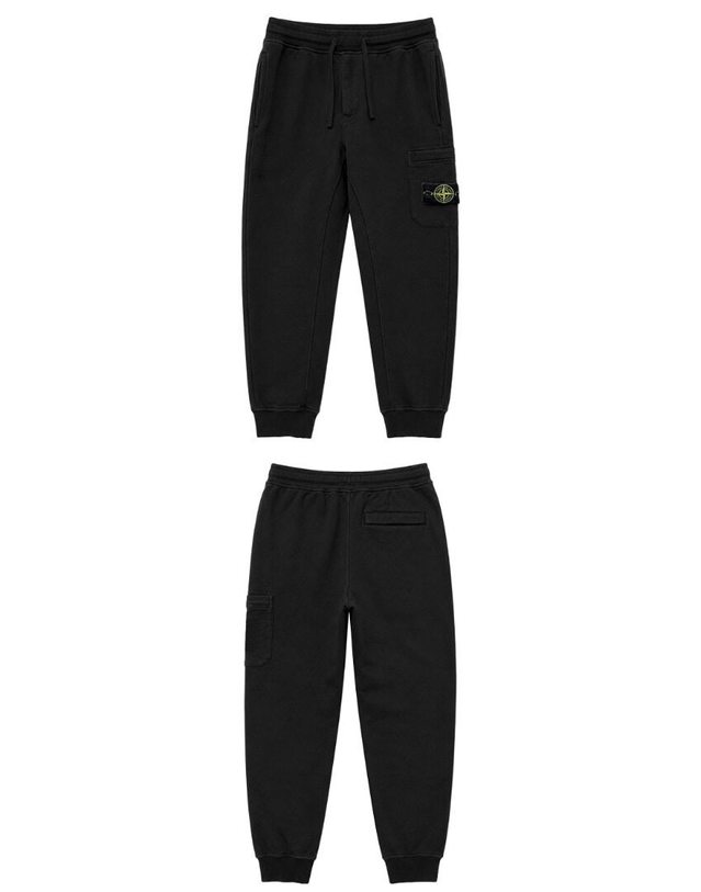 스톤아일랜드 키즈 스톤아일랜드 [명품] 26FW 와펜패치 조거 팬츠 블랙 남성 팬츠 L2S156200010 S0051 V0029 카키 착용컷