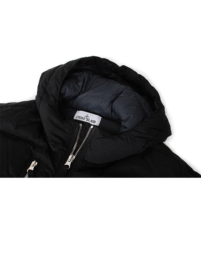 스톤아일랜드 키즈 스톤아일랜드 [명품] 25FW 스톤 나일론메탈 후드 패딩 블랙 K2S154100088 S0019 V0029 BLACK 착용컷