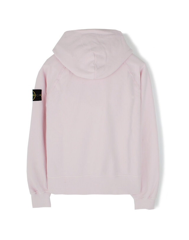 스톤아일랜드 키즈 스톤아일랜드 [명품] 25FW 스톤 기모 후드 맨투맨 라이트핑크 K2S156100023 S0A20 V0080 밝은 그레이 착용컷
