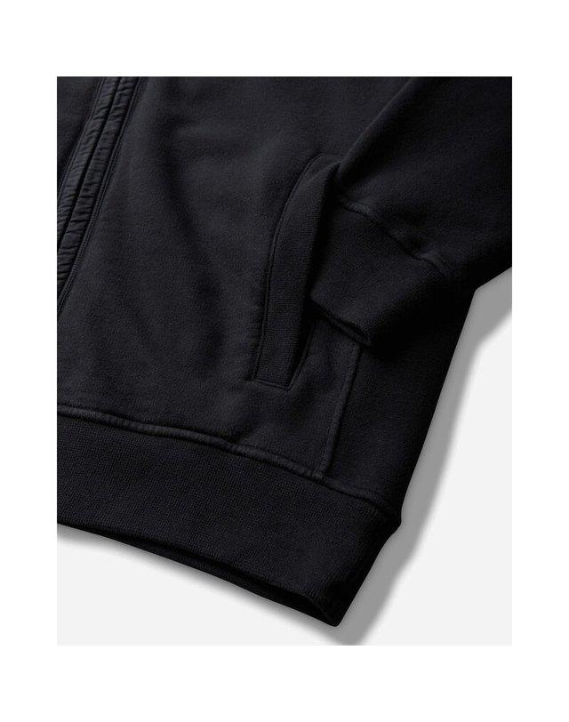 스톤아일랜드 키즈 스톤아일랜드 [명품] 26FW 스톤아일랜드 코튼 플리스 남성 후드 집업 L2S15 6100067 S0A20 V0029 네이비 착용컷