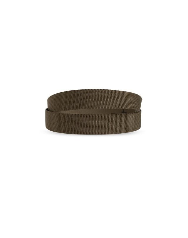 스톤아일랜드 키즈 스톤아일랜드 [명품] 26FW 스톤아일랜드 컴파스 로고 버클 벨트 L2S15 9300003 S0071 V005G 카키 착용컷