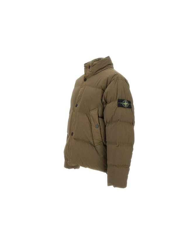 스톤아일랜드 키즈 스톤아일랜드 [명품] 26FW 스톤아일랜드 크링클 랩스 남성 다운 자켓 L2S15 4100109 S0A23 V005G 밝은 브라운 착용컷