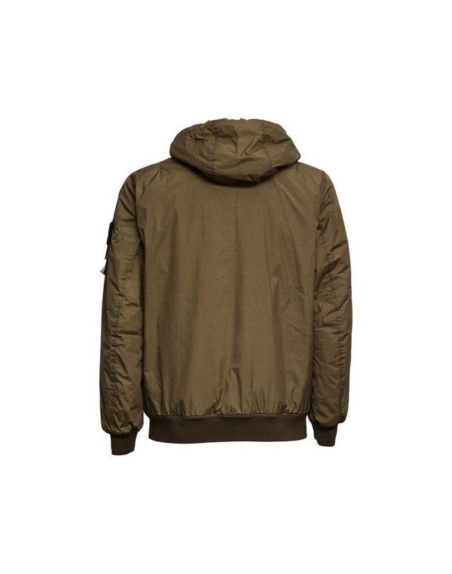 스톤아일랜드 키즈 스톤아일랜드 [명품] 스톤아일랜드 크링클 랩스 남성 후드 자켓 L1S15 4100110 S0A23 V005G 카키 착용컷