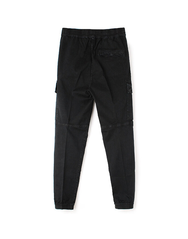스톤아일랜드 키즈 스톤아일랜드 [명품] 25FW 스톤 와펜 밴딩 카고바지 블랙 K2S153100033 S00L1 V0129 네이비 착용컷