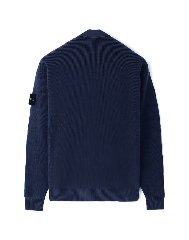 스톤아일랜드 키즈 스톤아일랜드 [명품] 26SS 스톤 코튼 브이넥 가디건 네이비 L1S155100009 S00D8 V0020 착용컷