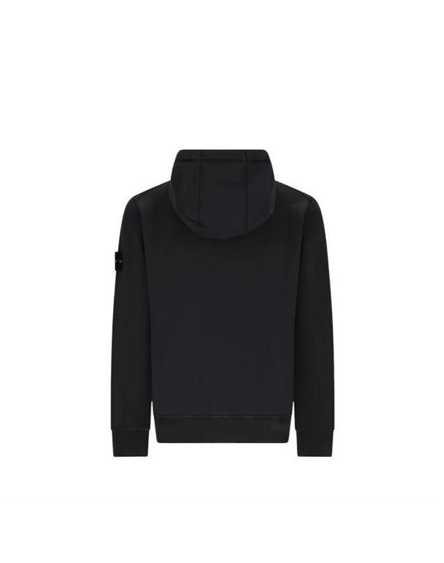 스톤아일랜드 키즈 스톤아일랜드 [명품] 스톤아일랜드 오가닉 코튼 플리스 후드 저지 블랙 6100061 S0051 V0029 네이비 착용컷