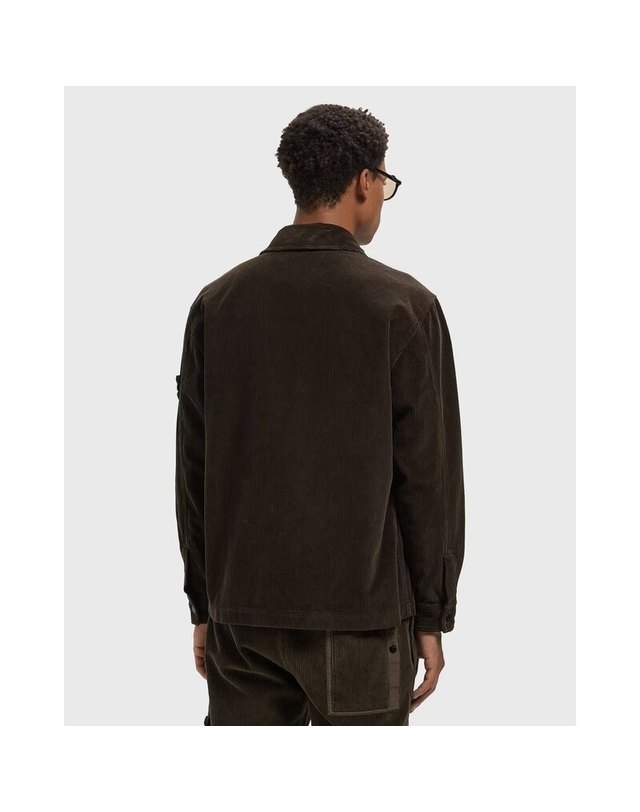 스톤아일랜드 키즈 스톤아일랜드 [명품] 26FW 스톤아일랜드 남성 코듀로이 셔츠 L2S15 1200016 S0212 V0078 진한 그레이 착용컷