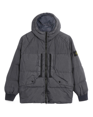 [명품] 23FW 791540723 V0062 와펜패치 가먼트 다이드 크링클랩스 후드 점퍼 카키그레이 남성 자켓 /