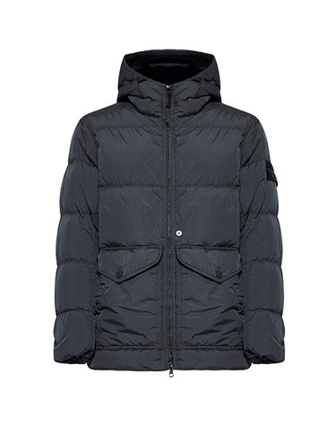 [명품] 24FW 811540723 V0062 와펜패치 가먼트 다이드 크링클랩스 후드 점퍼 다크 그레이 남성 자켓 /