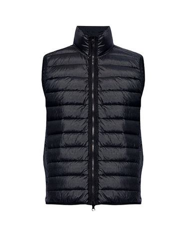 [명품] 24FW 8115G0724 A0029 와펜패치 룸 우븐 나일론 다운 패딩 베스트 블랙 남성 자켓 / TFS