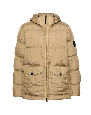 [명품] 24FW 811540723 V0094 와펜패치 가먼트 다이드 크링클랩스 후드 점퍼 베이지 남성 자켓 /