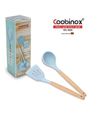 [Coobinox] 쿠비녹스 실리콘 조리도구 2종세트(국자, 뒤집게) co-42-02