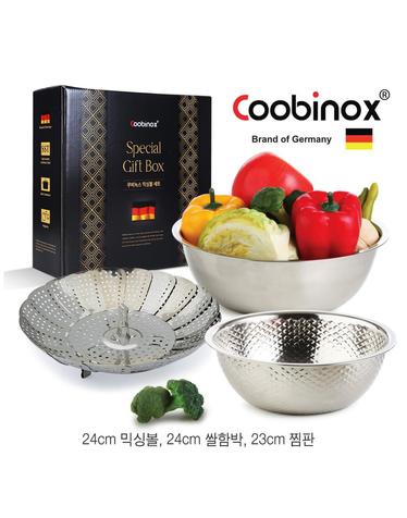 [Coobinox] 쿠비녹스 믹싱볼 쌀함박 찜판 3종세트 co-1117