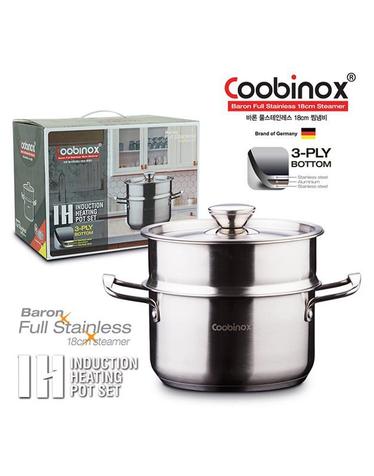 [Coobinox] 쿠비녹스 바론 풀스텐 18cm 찜냄비 co-12-07