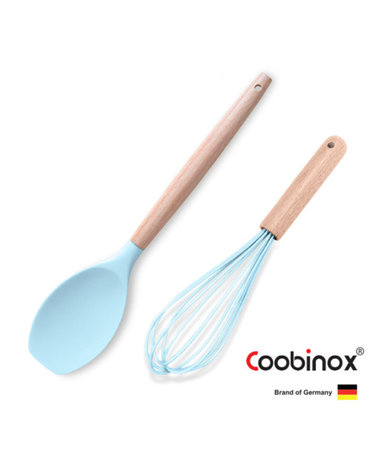 [COOBINOX] 쿠비녹스실리콘 조리도구 2종 세트 (볶음주걱, 거품기)