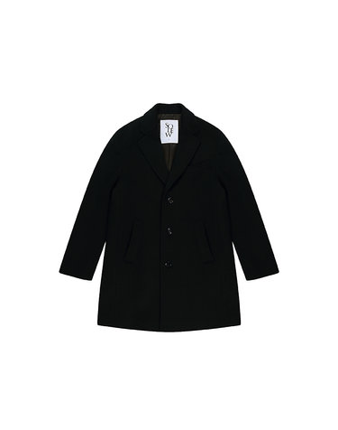 [Solew] Notched Collar Half Coat_Dark Green (노치드카라 하프코트_다크그린)