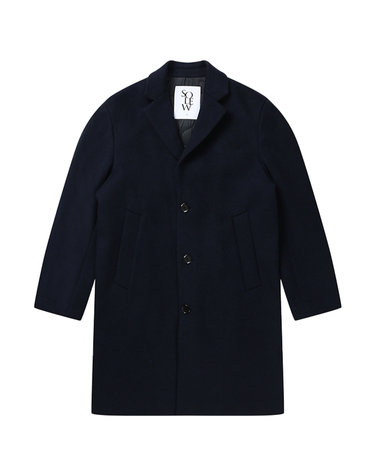 [Solew] Chester 3-Button Coat_Navy