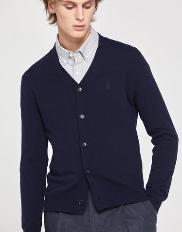 소루 [Solew] Basic V Neck Cardigan_Navy