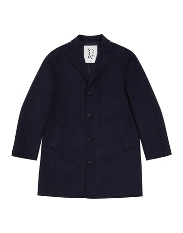 [Solew] Hand-made Raglan Mac Coat_Navy (나그랑패턴 핸드메이드 코트_네이비)