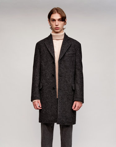 [Solew] Wool 3-Button Single Coat_Grey (울 3-버튼 싱글 코트_그레이)