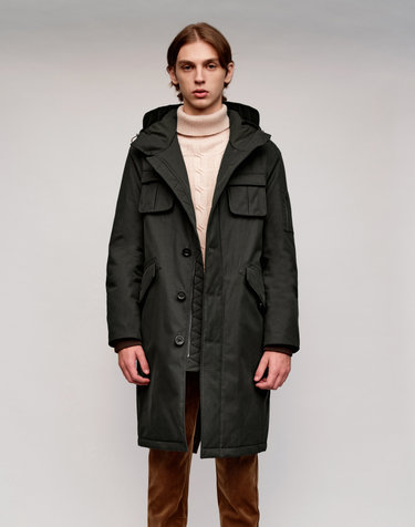소루 [Solew] Modified Fishtail Parka_Khaki (변형 피쉬테일 파카_카키)