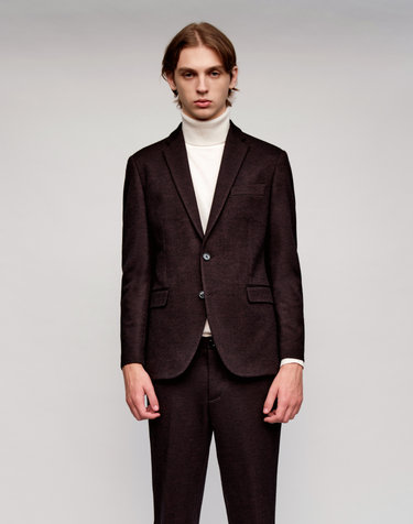 [Solew] Wool Check Set-up Jacket_Brown (울 체크 셋업 자켓_브라운)
