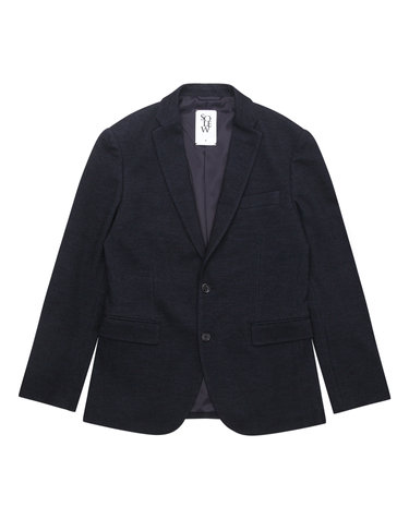 [Solew] Wool Check Set-up Jacket_Navy (울 체크 셋업 자켓_네이비)