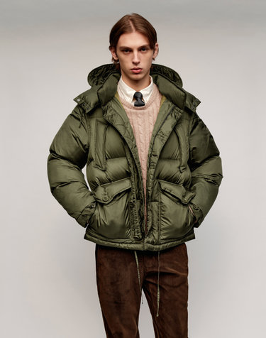 [Solew] Solew Goose Down Parka_Khaki (소루 구스 다운 파카_카키)