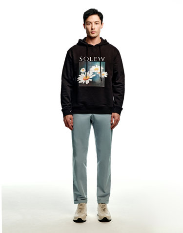 [Solew] Bio Washing Tapered Chino Pants_Greyish Blue