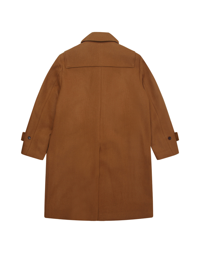 소루 [Solew] Wool Duffle Coat_Camel (울 더플 코트_카멜) 착용컷