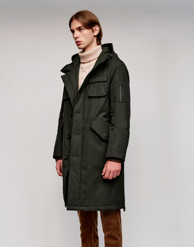 소루 [Solew] Modified Fishtail Parka_Khaki (변형 피쉬테일 파카_카키) 착용컷