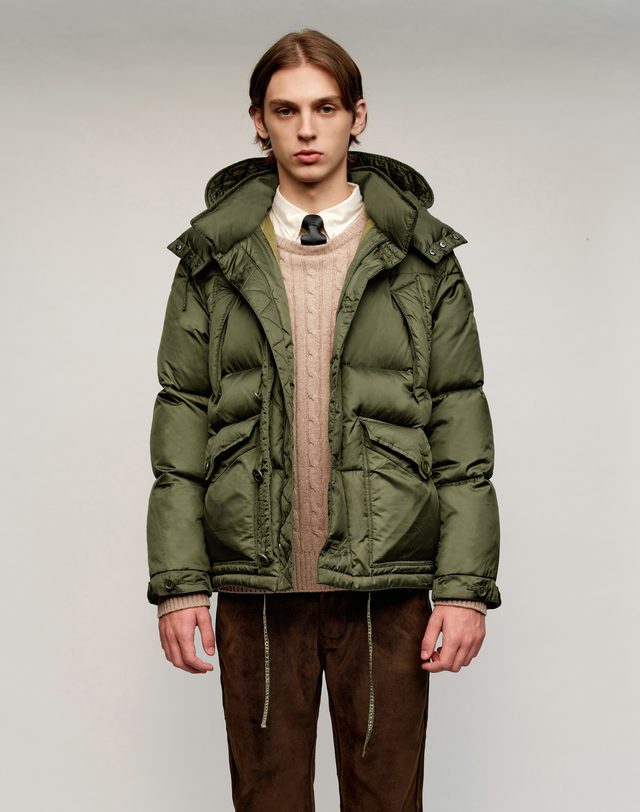 소루 [Solew] Solew Goose Down Parka_Khaki (소루 구스 다운 파카_카키) 착용컷