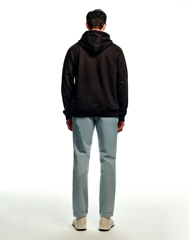 소루 [Solew] Bio Washing Tapered Chino Pants_Greyish Blue 착용컷