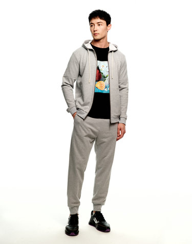[Solew] Logo Jogger Sweat Pants_Grey
