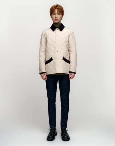 [Solew] Corduroy Quilting Jumper_Ivory